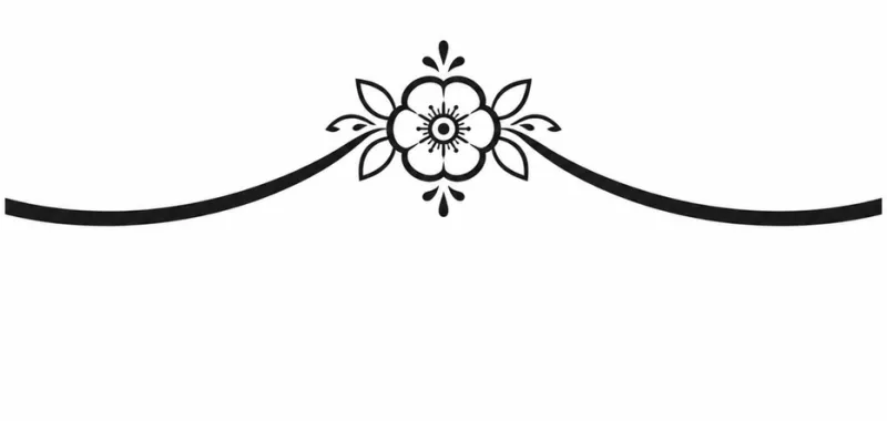 꽃 리본 장식